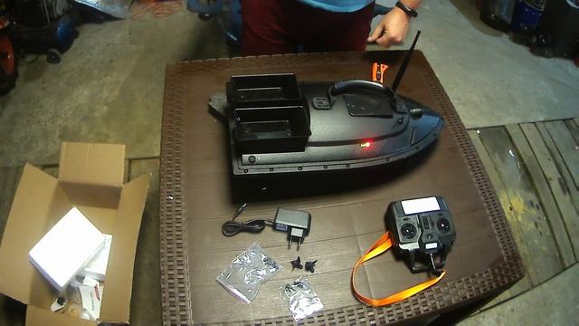 Дешёвый китайский прикормочный кораблик для ловли карпа Флайтек. FlyTec 2011-5 Carp fishing смотреть онлайн