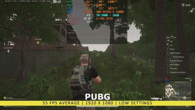 2022: AMD Ryzen 5 3400G Test on 19 Games | TR-3400 Gaming PC | 16GB DDR4 3200Mhz смотреть онлайн