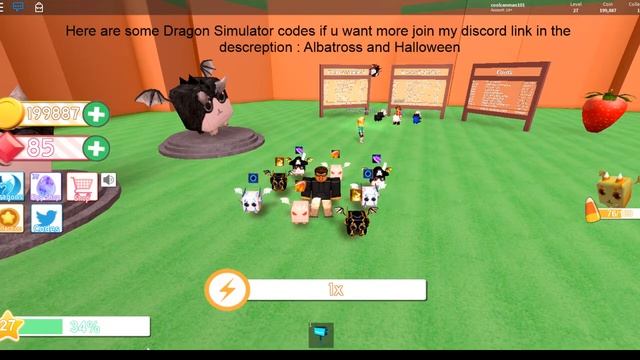 Roblox - Dragon Simulator Codes смотреть онлайн