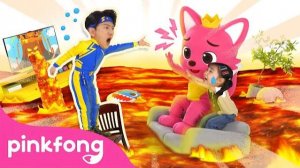 🆘 The Floor Is Lava with Sammy | Super Solver Sammy | Pinkfong Baby Shark Kids Song