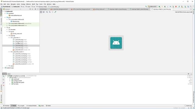 Структура проекта | #5 - Создание приложений для Android смотреть онлайн