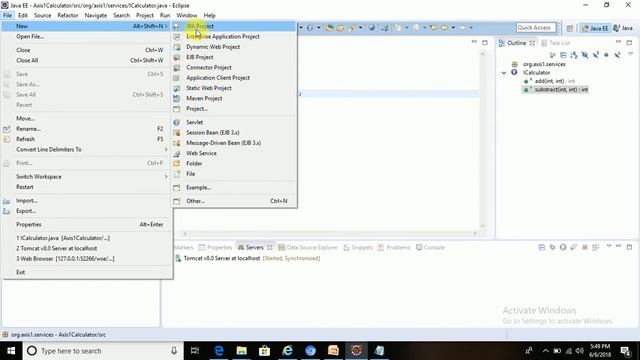SOAP Web Services Lesson 16 - part 2 | Steps to create SOAP web service using AXIS 1 (JAX-RPC API ) смотреть онлайн