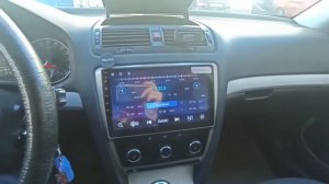 SKODA OCTAVIA A5 Установка Магнитолы на Андроид UNISON A400. Навигатор, Камеры, Регистратор
