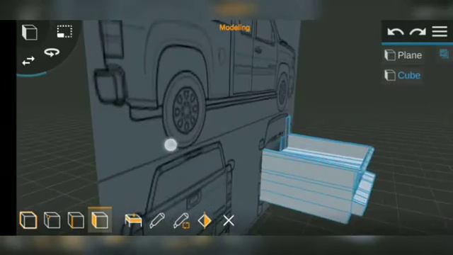 Making 3d model of a truck || Car animation in mobile || 3d Modeling || prisma 3d tutorial || part- смотреть онлайн