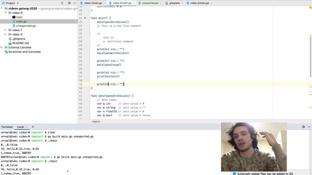#1 Aprender Golang 2020 - asignación de variables, tipos de datos, constantes, paquetes, build & ru смотреть онлайн