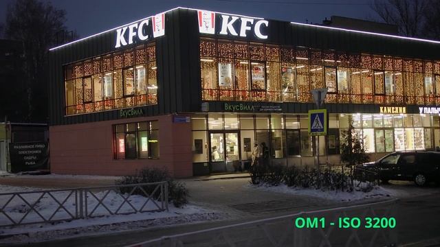 OM1 vs GH6 Night City - low lights (3200 - 6400) смотреть онлайн