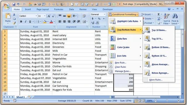 Introduction to Conditional Formatting in Excel смотреть онлайн