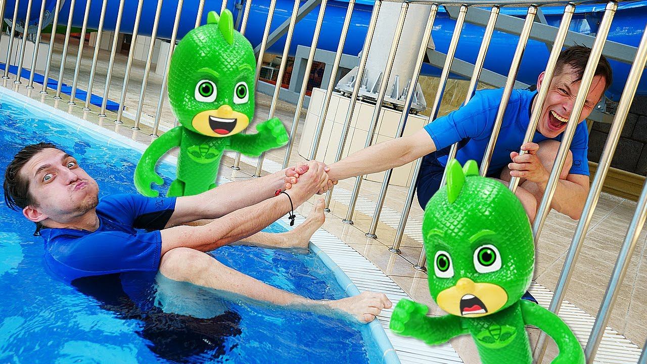 Акватим VS Армия Гекко |ЧАСТЬ 2| Автоматы в Аквапарке Карибия и спасение Леди Баг смотреть онлайн