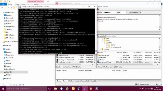 tutorial menginstall wordpress di ubuntu server смотреть онлайн