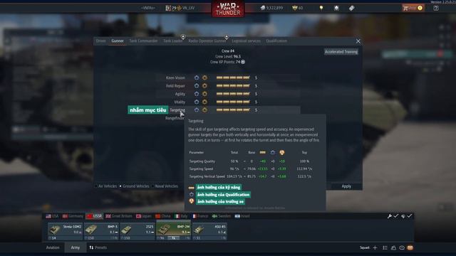War Thunder Chi Tiết Về Crew Cách nâng Crew Và Chia Sẻ Kinh Nghiệm Tăng Crew смотреть онлайн
