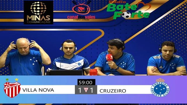 VILLA NOVA X CRUZEIRO | RODADA 1 | FASE DE GRUPOS | CAMPEONATO MINEIRO 2024 | CANAL DOS VALES