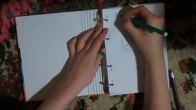 МК: Как оформить первую страничку личного дневника:) смотреть онлайн