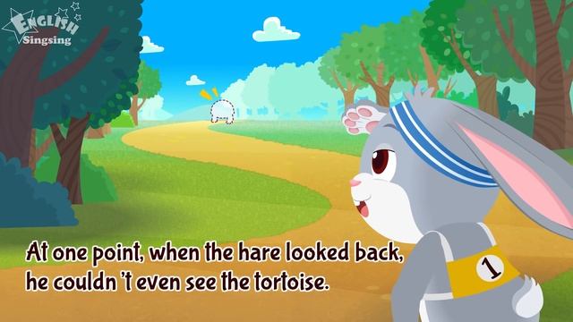 The Hare and the Tortoise - Fairy tale - English Stories (Reading Books) смотреть онлайн