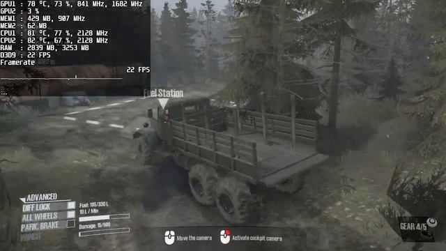 MudRunner - Intel Pentium P6200 - GT520M - 4GB Ram смотреть онлайн