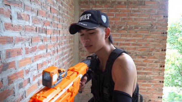 MASK Nerf War : ALPHA Nerf Guns Skill Ninja Fight Crime Group King’s Man Mask