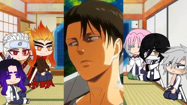 | Hashira react to Attack on Titan | смотреть онлайн