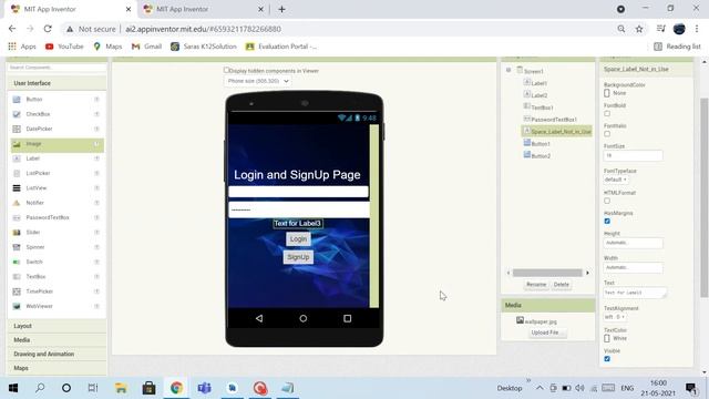Tutorial 1 - How to Create Login and Signup Page using Firebase in MIT App Inventor | Part - 1 смотреть онлайн