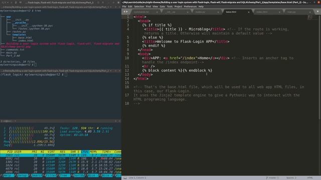 PYTHON - SISTEMADE LOGIN COM FLASK-LOGIN, FLASK-WTF, FLASK-MIGRATE E SQLALCHEMY – PARTE 2 смотреть онлайн