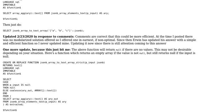 Databases: How to turn JSON array into Postgres array? (5 Solutions!!) смотреть онлайн