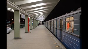 Поездка по ТКЛ на составе 81-710 (Еж3) - старый маршрут (Выхино - Планерная)