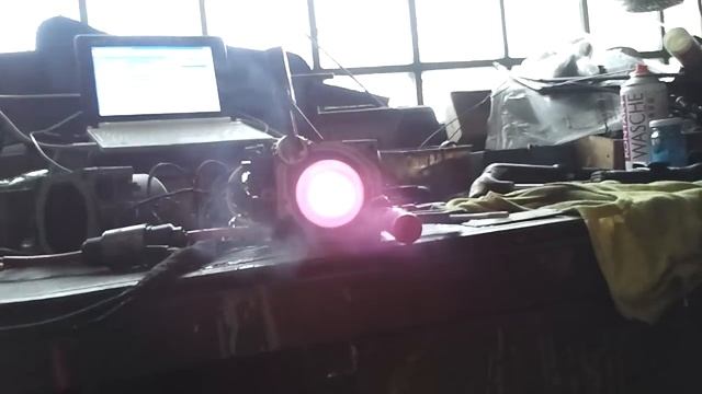 Webasto Thermo Top V flame, temperature 900C!!! смотреть онлайн