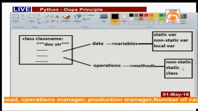Oops Principles | Python Training Program | Lesson 1 | APSSDC | MANA TV смотреть онлайн