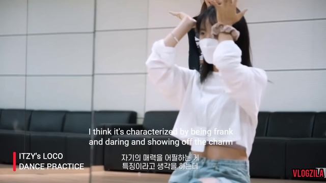 ITZY's "Loco" dance lessons | ITZY: Crazy In Love | VLOGZILA смотреть онлайн