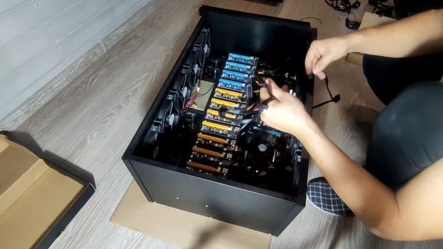 ферма на 12 карт 3060 ti lhr сборка продувного кейса (часть вторая) смотреть онлайн