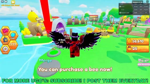How To Get Kitty Crown in Bee Factory (ROBLOX FREE LIMITED UGC ITEMS) смотреть онлайн
