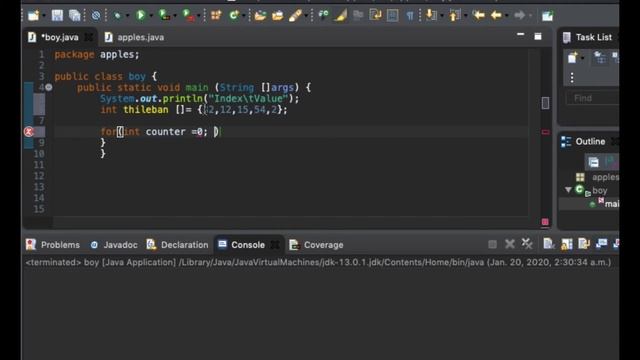 Java Programming Tutorial - 28 - Creating an Array Table смотреть онлайн
