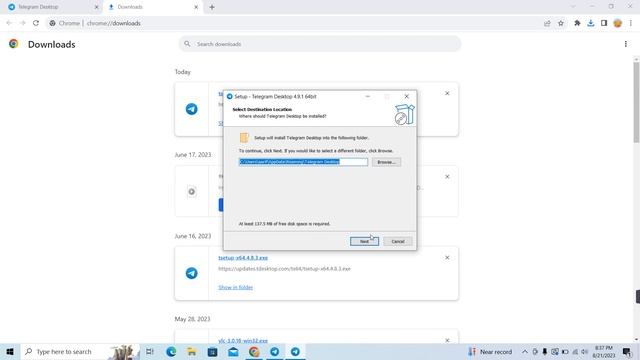 Telegram ko laptop/pc mein download karein 2 minute mein [WIndows 7/10/11] смотреть онлайн