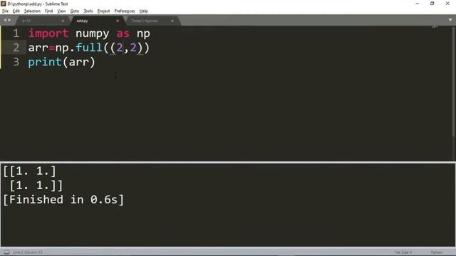 #25 Numpy array functions zeros() ones() full() eye() random() in #python #numpy #numpytutorial смотреть онлайн