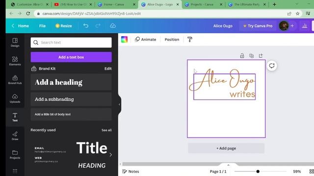How to Create a Simple Logo for a WordPress Blog Using Canva смотреть онлайн