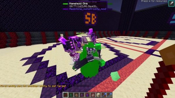 Nameless One vs L_Ender's Cataclysm | Minecraft Mob Battle