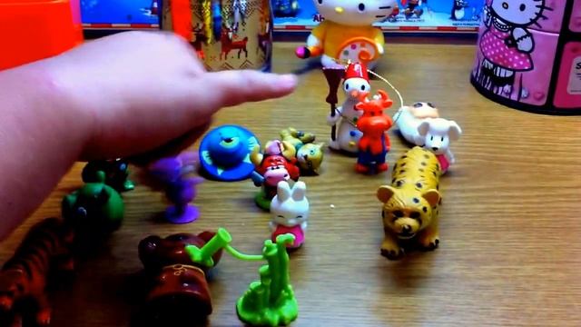 Игрушки из киндера и других сюрпризов. Kinder Surprise. kinder toys show смотреть онлайн