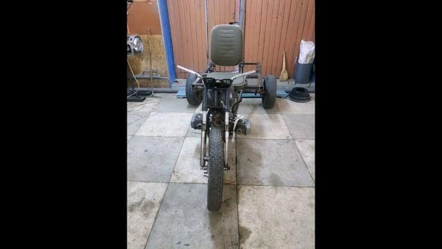 Трицикл на базе МТ-10 (начало работ) смотреть онлайн