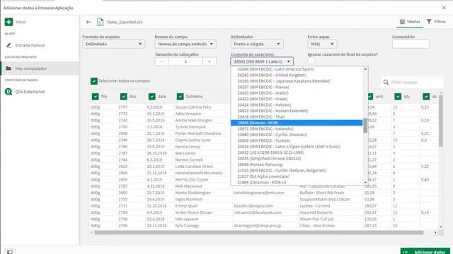 Qlik Sense - Aulas Gratuitas: Básico - Aula 14 - Importação de Arquivos CSV e Análises do Modelo смотреть онлайн