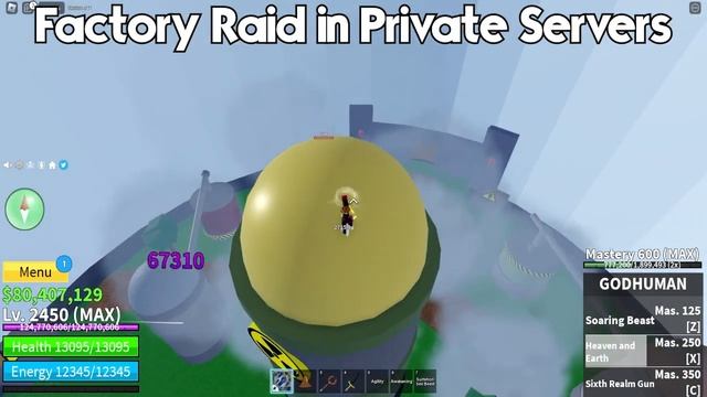 Factory Raid in Public Servers Vs Private Servers ( Blox Fruits ) смотреть онлайн