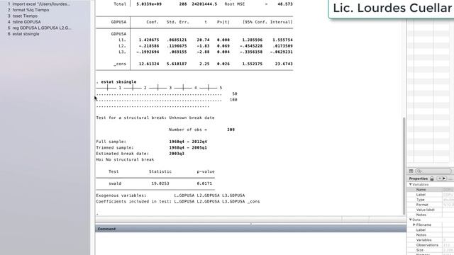 Cambios Estructurales en Stata смотреть онлайн