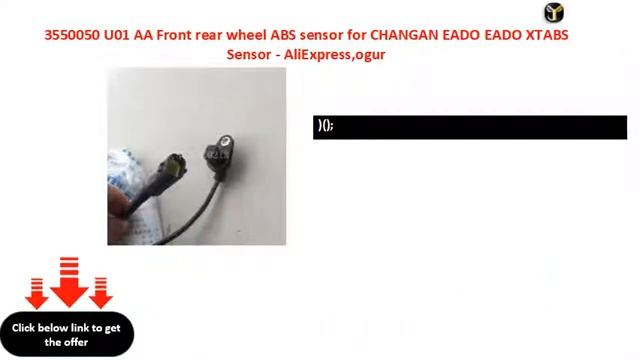 3550050 U01 AA Front rear wheel ABS sensor for CHANGAN EADO EADO XTABS Sensor AliExpress,ogur смотреть онлайн