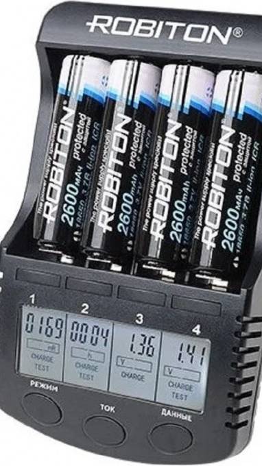 Устройство для зарядки батареек Robiton. смотреть онлайн