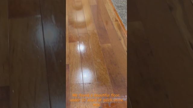 We Found A Beautiful Floor Under..