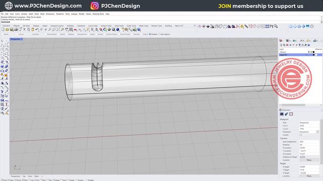 3D Modeling Basics with Rhino - Create Amazing 3D Ring with a Few Simple Command #419 смотреть онлайн