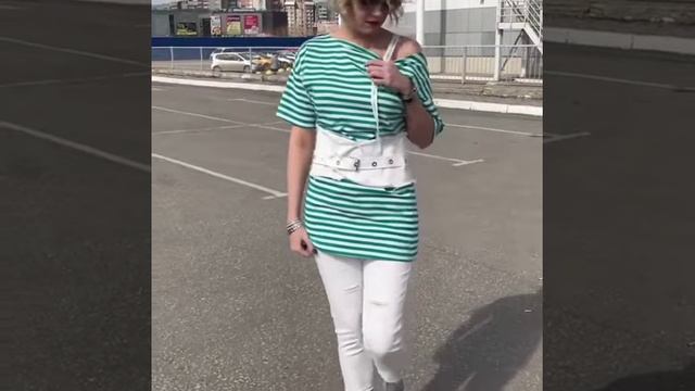 Туника в полоску с корсетом смотреть онлайн