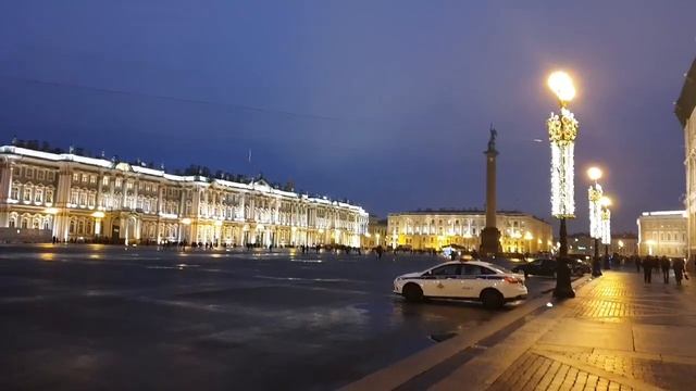 Эрмитаж со стороны Исаакиевского собора. Санкт-Петербург 2020 смотреть онлайн