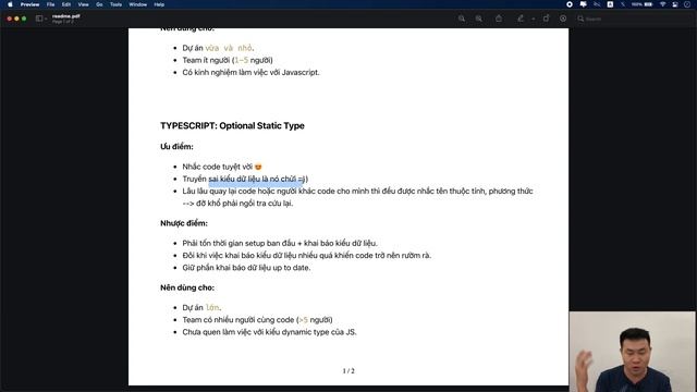 ReactJS - Nên dùng Javascript hay Typescript? ? смотреть онлайн
