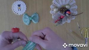 ,,Красивый бантик спицами //  МК для начинающих