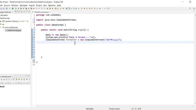Code-Aman : Date Format in java ??? смотреть онлайн