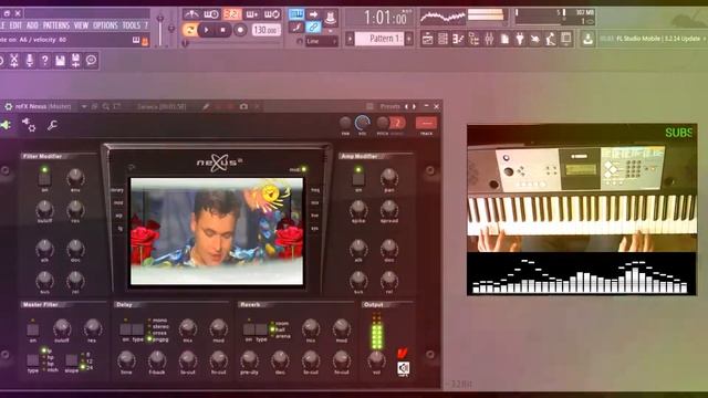 Руки Вверх-Пропадаешь зря REMIX NEXUS 2 Yamaha PSR E 233 смотреть онлайн