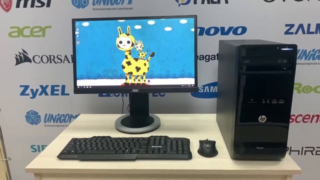 Компьютер HP i3 2130 3.40Ghz 4GB 500GB смотреть онлайн